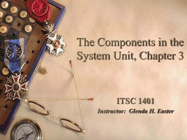 the components in the system unit chapter 3