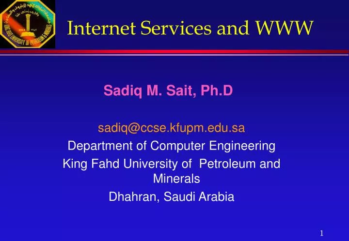 internet services and www