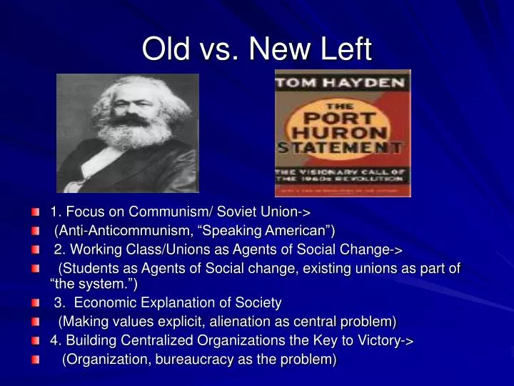 old vs new left