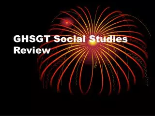 GHSGT Social Studies Review