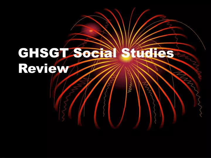 ghsgt social studies review