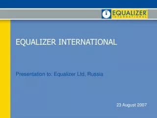 EQUALIZER INTERNATIONAL