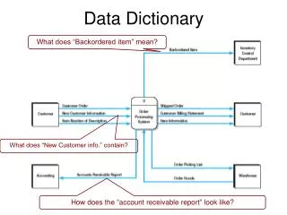 Data Dictionary