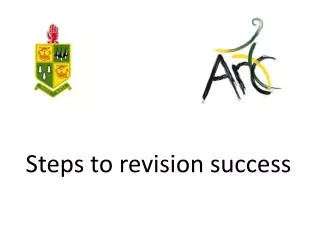 Steps to revision success