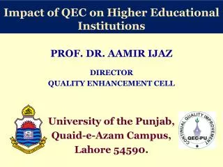 Impact of QEC on Higher Educational Institutions