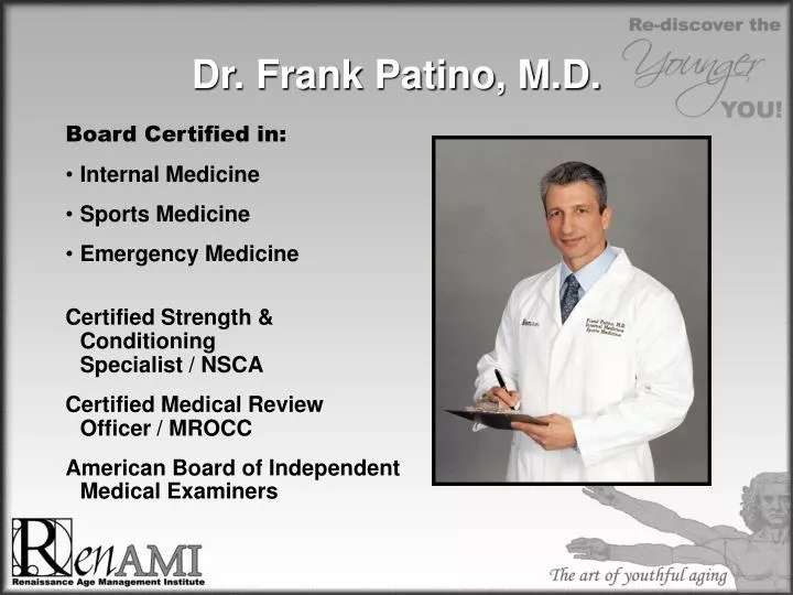 dr frank patino m d