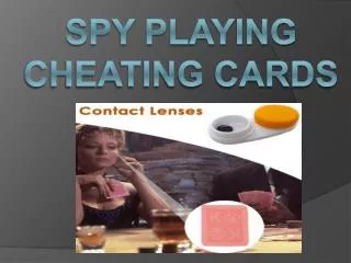 Contact lenses for cheating cards in bangalore