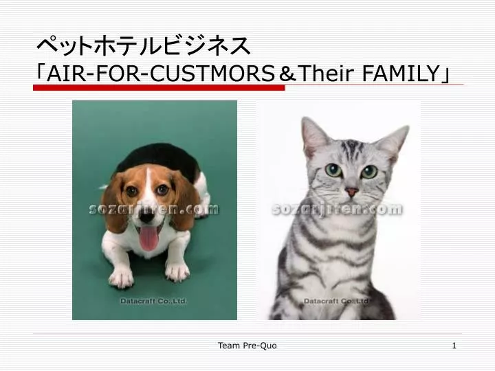 air for custmors their family