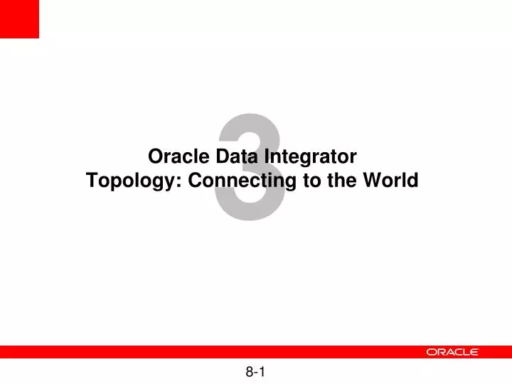 oracle data integrator topology connecting to the world