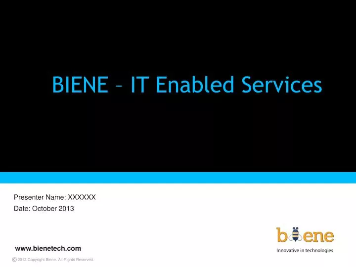 biene it enabled services