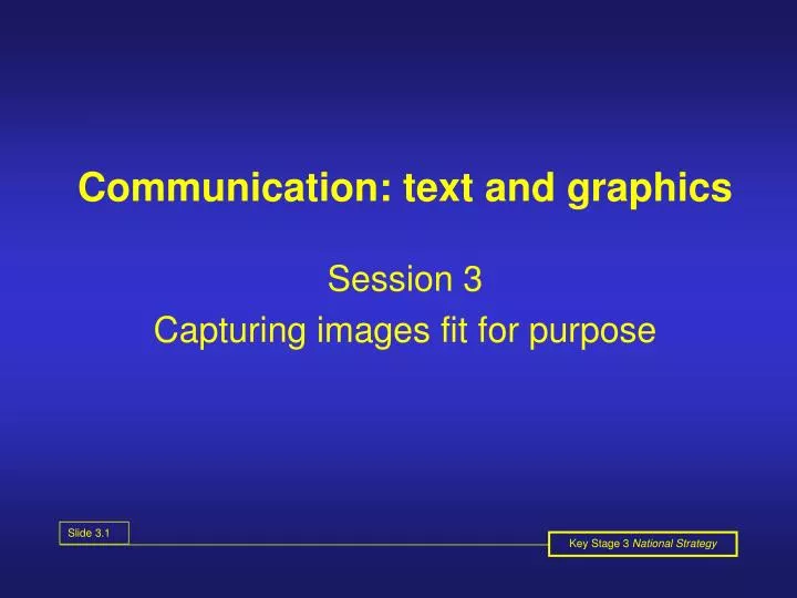 communication text and graphics
