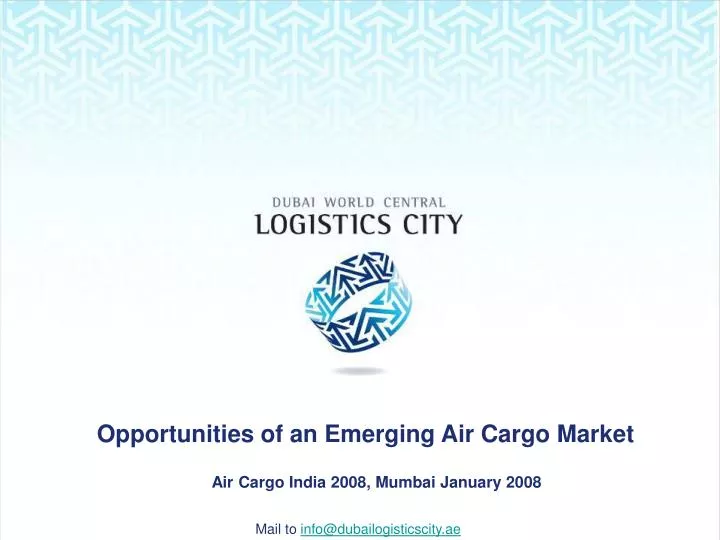 opportunities of an emerging air cargo market