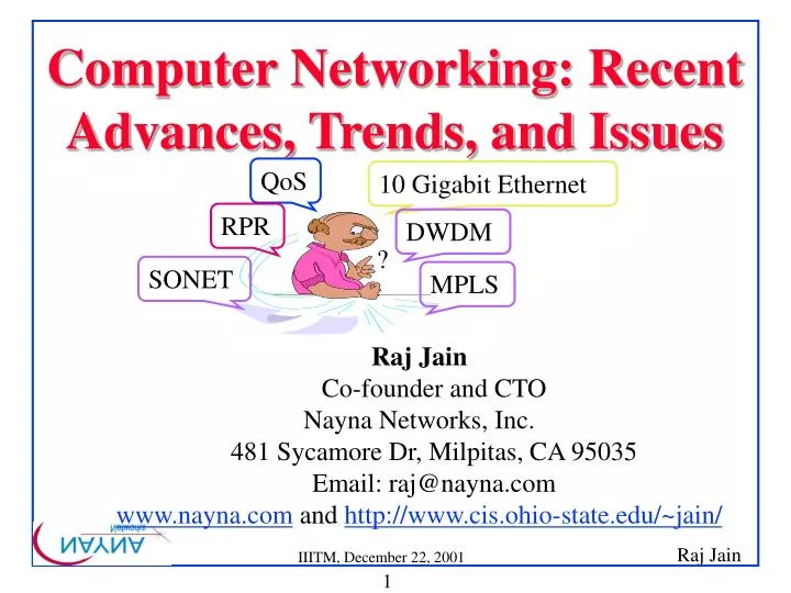 computer networking recent advances trends and issues