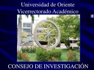 universidad de oriente vicerrectorado acad mico
