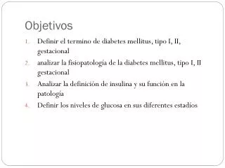objetivos