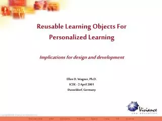 Reusable Learning Objects For Personalized Learning Implications for design and development