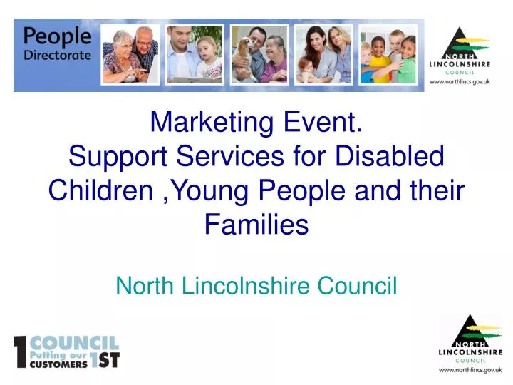marketing event support services for disabled children young people and their families
