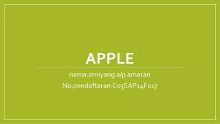 apple
