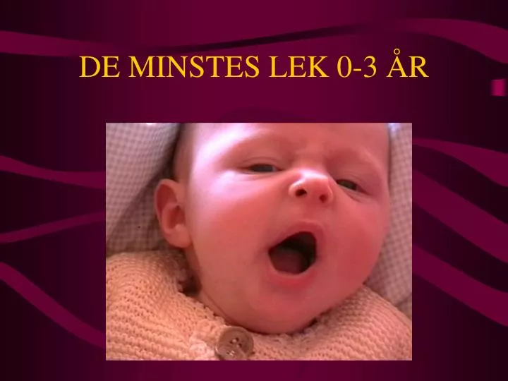 de minstes lek 0 3 r