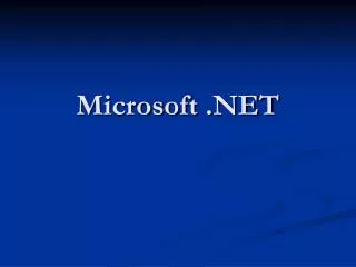 microsoft net