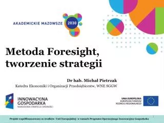 metoda foresight tworzenie strategii