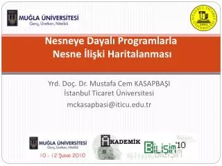 nesneye dayal programlarla nesne li ki haritalanmas