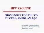 HPV VACCINE - slide 1
