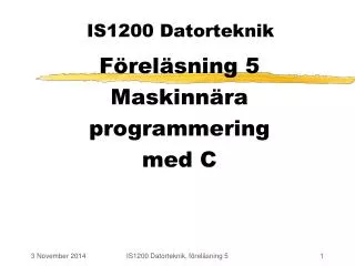 is1200 datorteknik