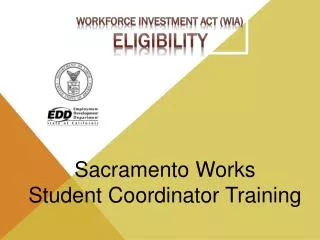 Sacramento Works Student Coordinator Training