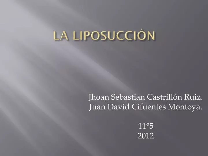 la liposucci n