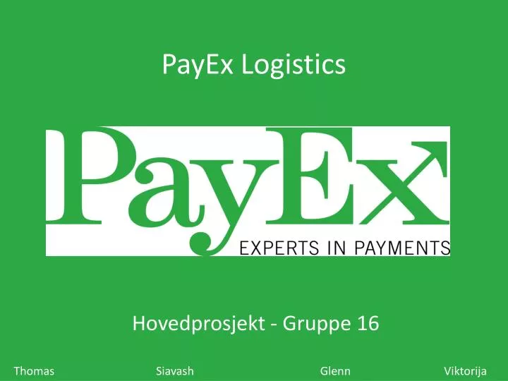 payex logistics