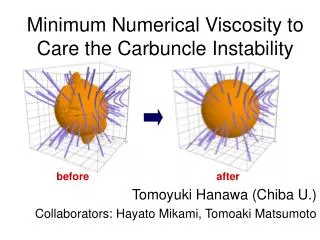 Minimum Numerical Viscosity to Care the Carbuncle Instability