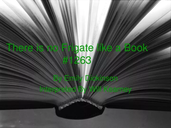 there is no frigate like a book 1263