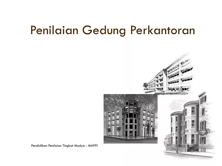 penilaian gedung perkantoran