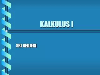 kalkulus i