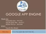 Google app engine - slide 1