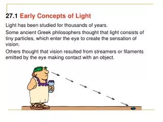 Light has been studied for thousands of years.