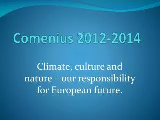 Comenius 2012-2014