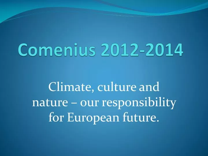 comenius 2012 2014