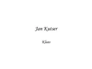 jan kutser