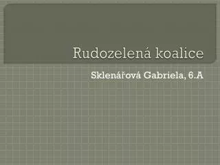 rudozelen koalice