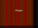 Hinges - slide 1