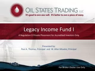 Legacy Income Fund I