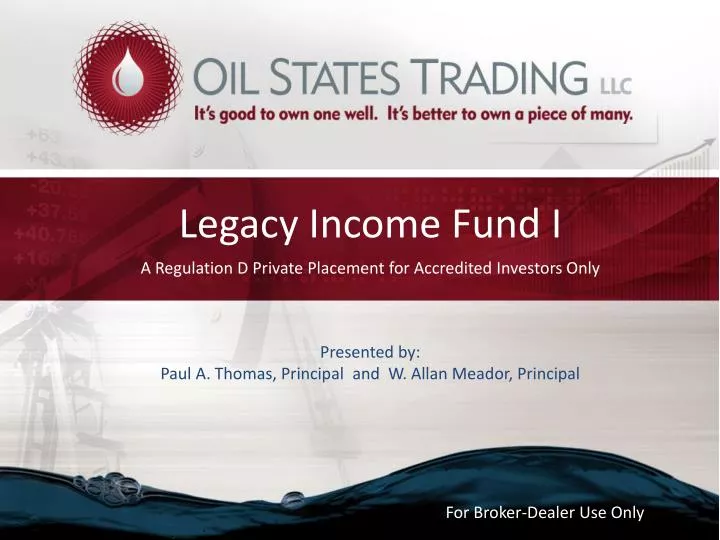 legacy income fund i