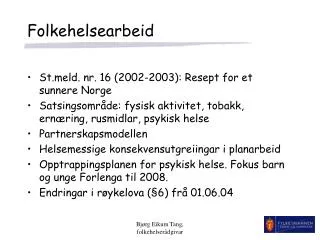 folkehelsearbeid