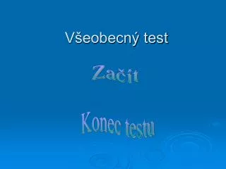 v eobecn test