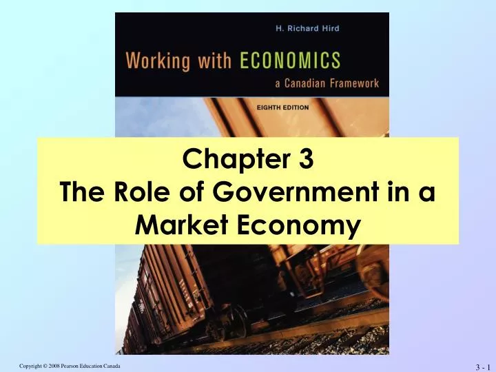 chapter 3 the role of government in a market economy