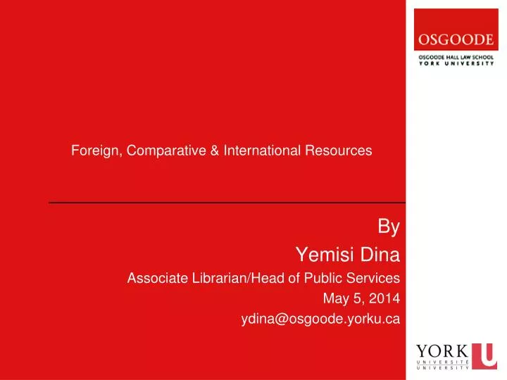 foreign comparative international resources