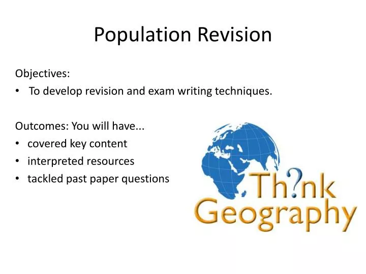 population revision