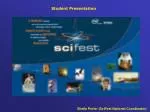 SciFest: A Science Festival for Second-Level Students - slide 1